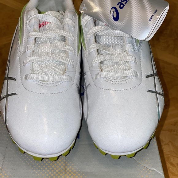 NEW!! ASICS Hyper Rocket Girl 4 Sprint Track & Field Spike Shoes Size 5 - Picture 3 of 8